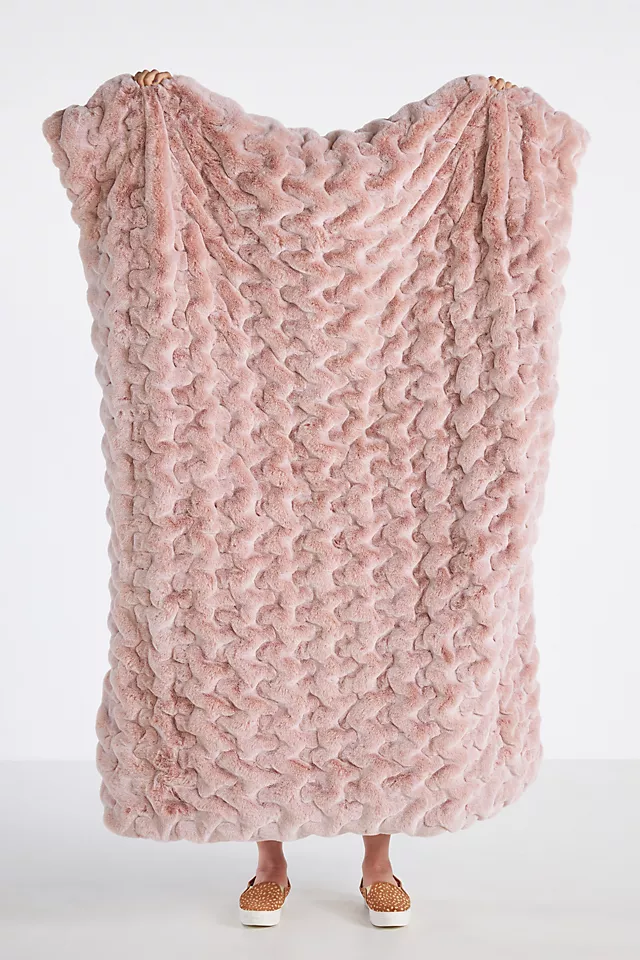 Luxe Faux Fur Throw Blanket