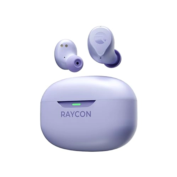 Raycon Everyday Earbuds (2024 Edition) - Bluetooth True Wireless in-Ear Buds with 32 Hours Playtime, Multpoint Technology, Extreme Comfort, and Active Noise Cancellation (Blush Violet)