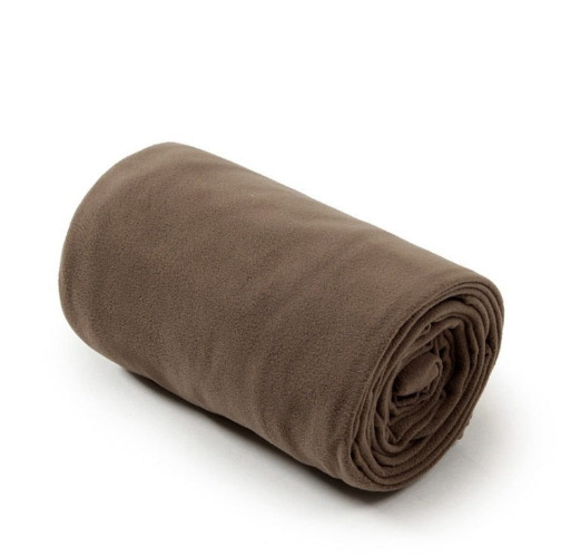 Lightweight Polar Fleece Camping Sleeping Bag - Brown