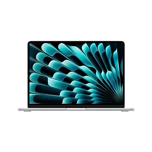 Apple 2024 MacBook Air 13" Portatile con chip M3: display Liquid Retina da 13,6", 24GB di memoria unificata, 512GB di archiviazione SSD, CPU 8-core e GPU 10-core. Argento