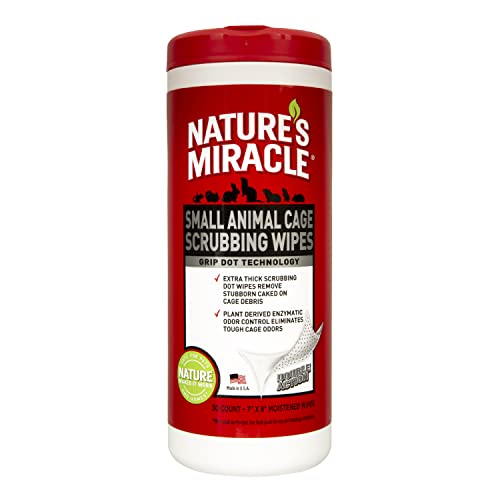 Nature's Miracle Small Animal Cage Scrubbing Wipes