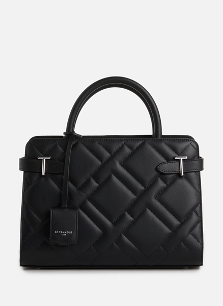 Sac à main Emilie en cuir  | Noir