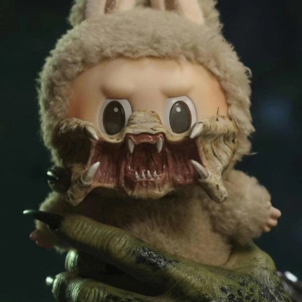 Predator Mouth Labubu Mask