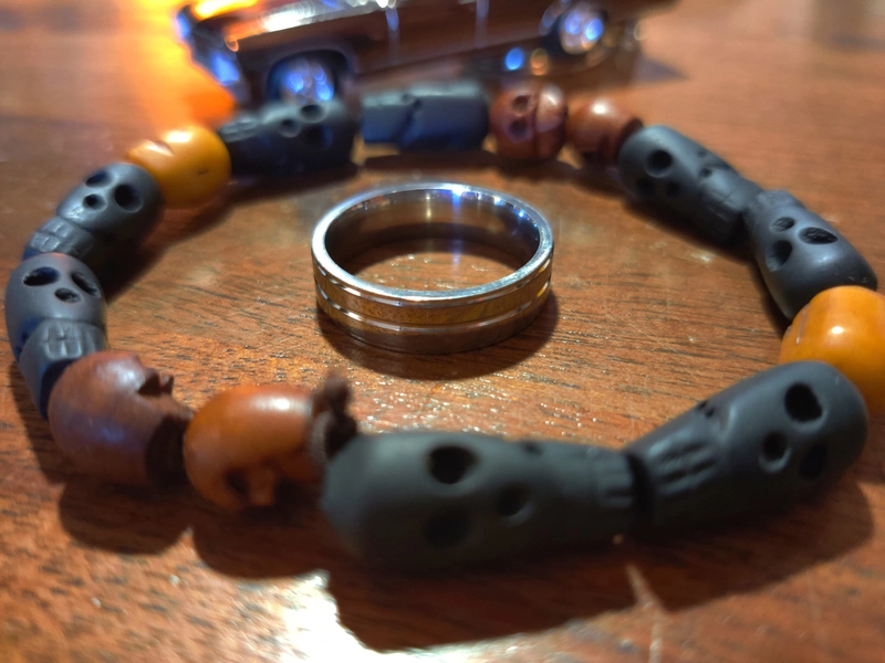 Dean's SPN Skull Bead Bracelet