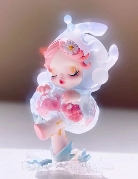 Authentic Skullpanda Hand In Hand Series Figures- Navigating In Dew