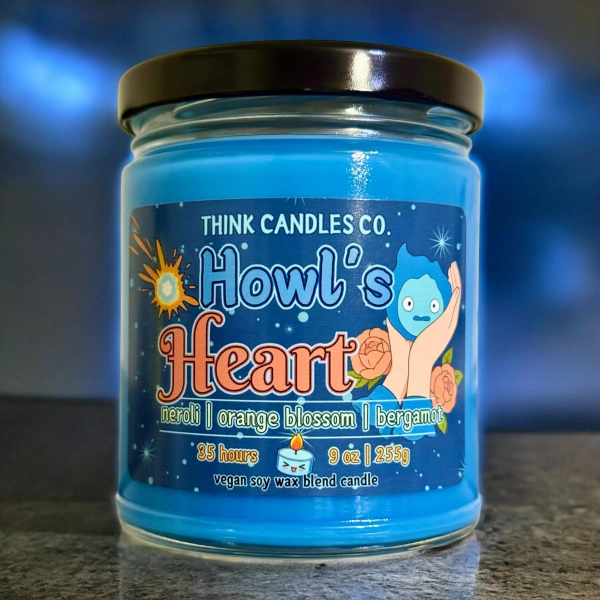 Howl's Heart Candle | Moving Castle Inspired Anime Candle