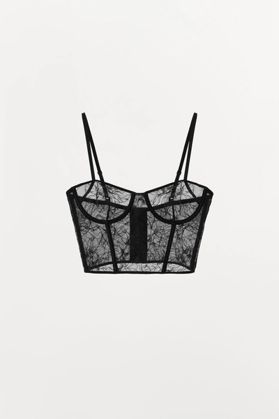 UNDERWIRED LACE CORSET