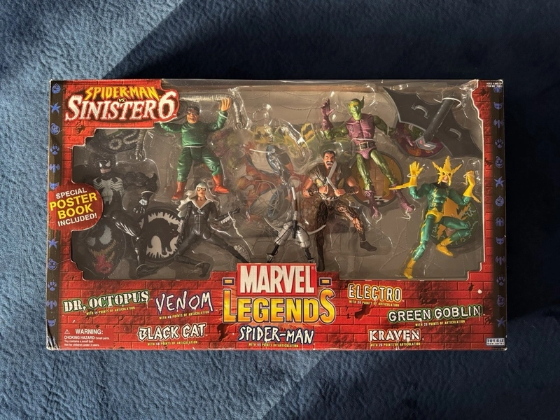 Toy Biz Marvel Legends Spider-Man vs Sinister 6 Boxset (Pre-Owned/ Not Complete)
