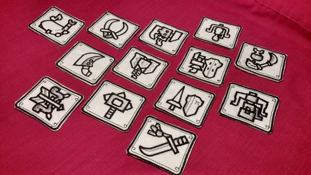 Weapon Emblem - Monster Hunter Inspired Weapon Patch