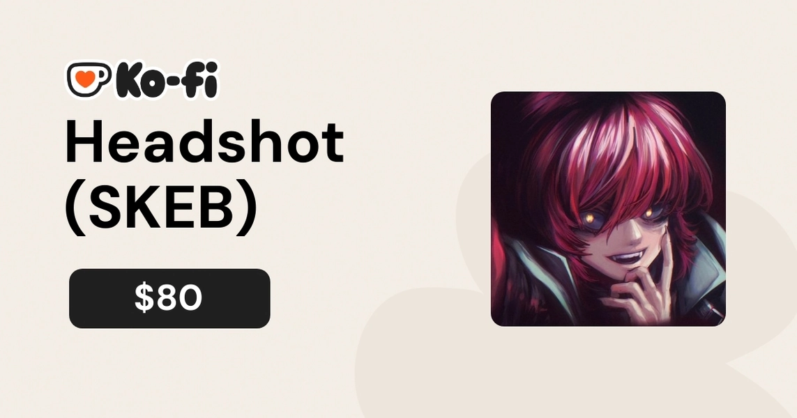 raedrawsstuff Headshot comm