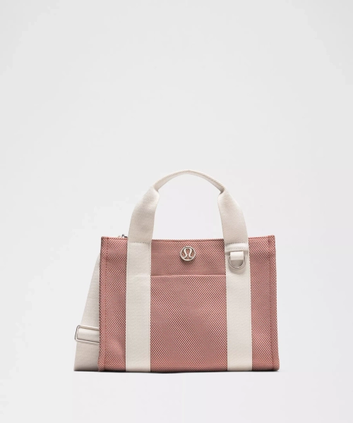 Two-Tone Canvas Mini Tote Bag 4.5L - Spiced Chai/Bone - ONE SIZE