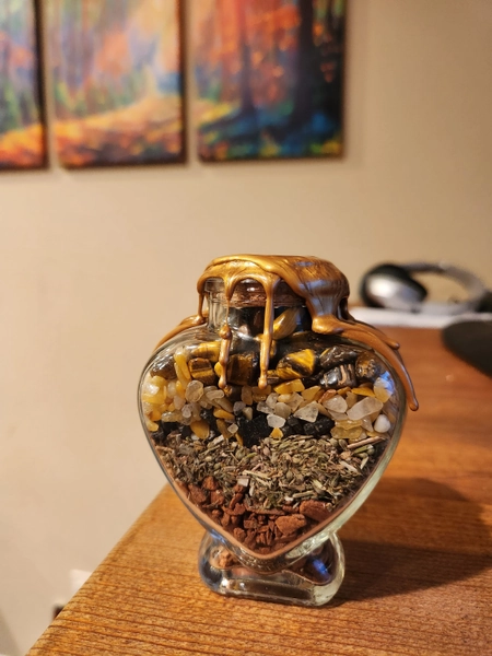 Goddess Bastet Deity Altar Jar