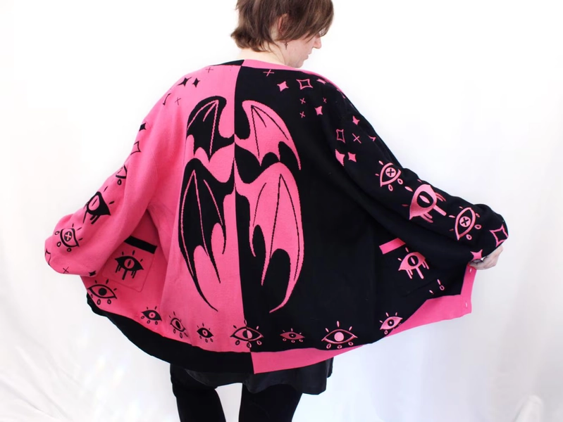 Demon Winged Cardigan