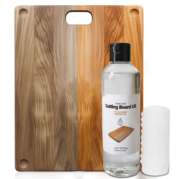 Food-Grade Mineral Oil - * Set, Suitable for Cutting Boards and Utensils: Natural Wood Conditioner and Protector for Bamboo, Teak, and Wooden * - Restores *, Prevents *, and Absorbs Moisture