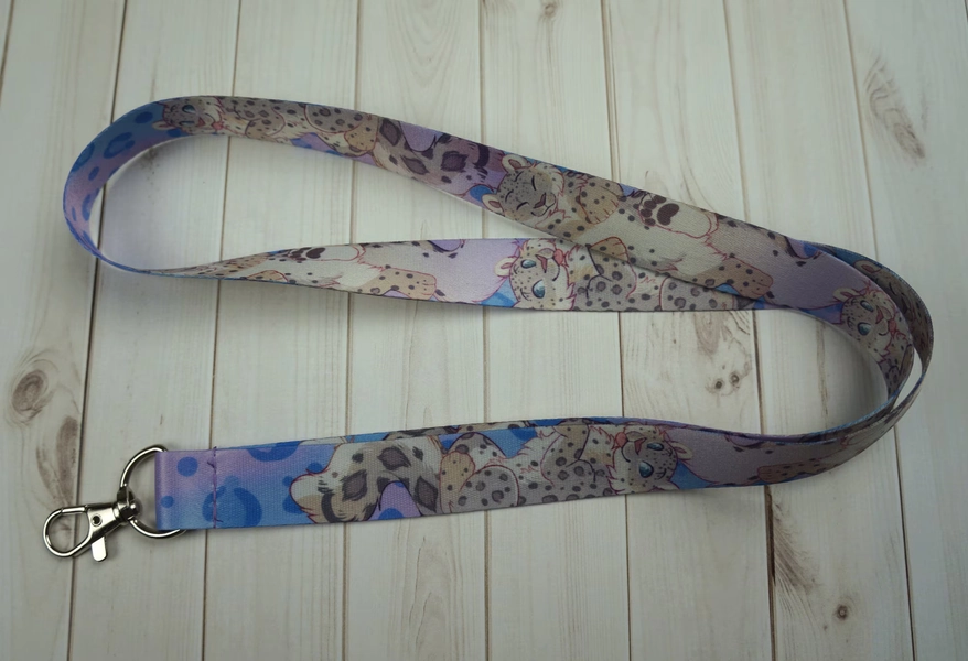 Snow Leopard Lanyard