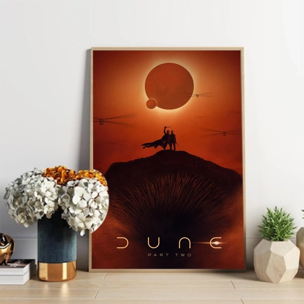 Dune 2 2024 Movie Poster Print Wall Art