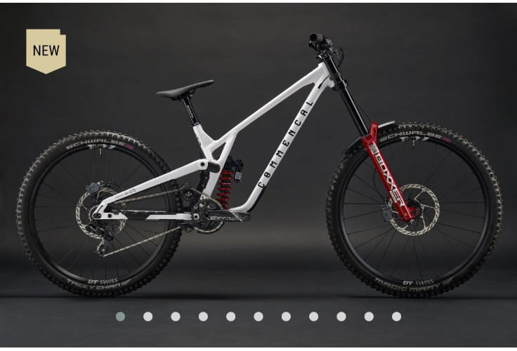 COMMENCAL SUPREME DH V5 ROCKSHOX PURE WHITE 2026