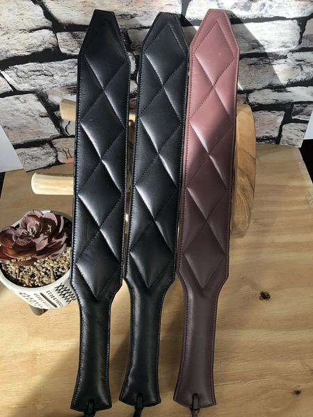 Spanking Paddle Flogger Leather Handmade Premium Soft Top Grain Leather UK