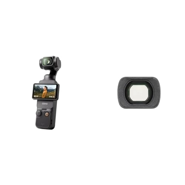 DJI Osmo Pocket 3 (Vlogging-Kamera) + DJI Osmo Pocket 3 Weitwinkelobjektiv