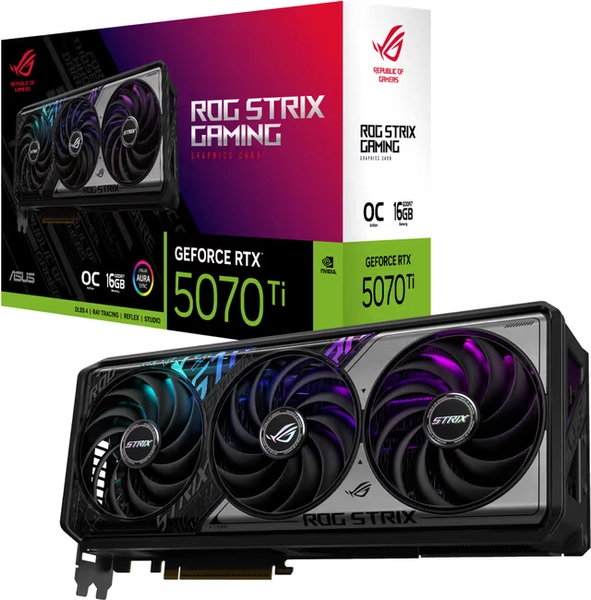 ROG Strix Geforce RTX 5070 Ti 16 GB OC grafikkort