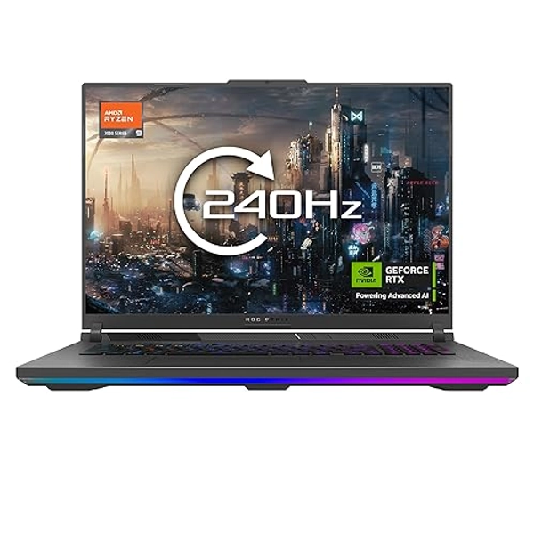 ASUS ROG Strix G18 G815LW 18.0" WQXGA 240Hz Gaming Laptop (Intel Core Ultra 9 275HX, NVIDIA GeForce RTX 5080 Laptop GPU, 32GB RAM, 2TB SSD, UK Layout Backlit Keyboard, Windows 11 Home)