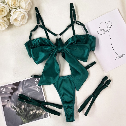 Willow's Bowknot Set | Green / S