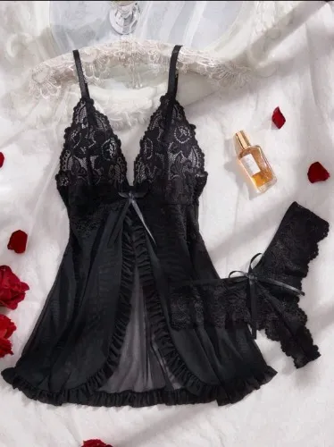 black lingerie I