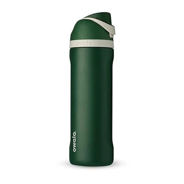 Owala Harry Potter FreeSip Insulated Stainless Steel Water Bottle with Straw for Sports and Travel, BPA-Free Sports Water Bottle, 24 oz, Slytherin - Slytherin - Harry Potter