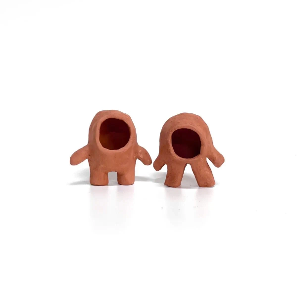 Alien Shrimp Dome Decor | Shrimp Home Hide Out | Aquarium Dome | Shelter For Shrimps To Hide | Safe Unglazed Clay For Aquarium