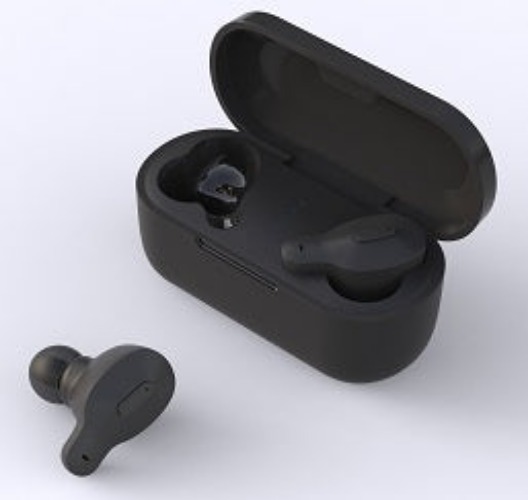 TrueBuds Zero G True Wireless Earbuds with Charging Case - Black