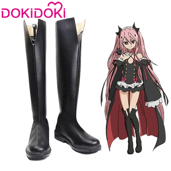 【In Stock】DokiDoki  Anime Seraph Of The End Cosplay Krul Tepes Cosplay Shoes