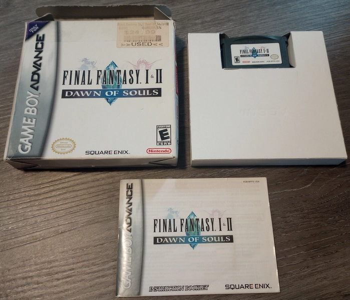 Final Fantasy I & II: Dawn of Souls GBA CIB
