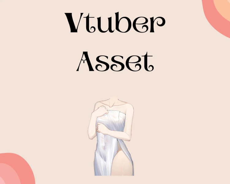 Vtuber Asset Towel Body PNG Download