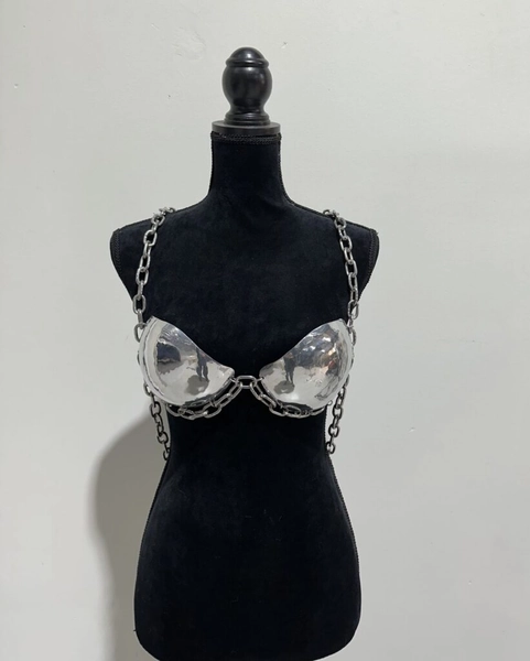 Athena Metal Armor Bra - Chains of Metal