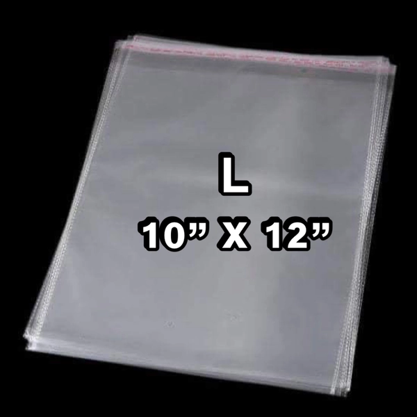 A4 100 PCS OPP Clear Plastic with Self Adhesive I Packaging
