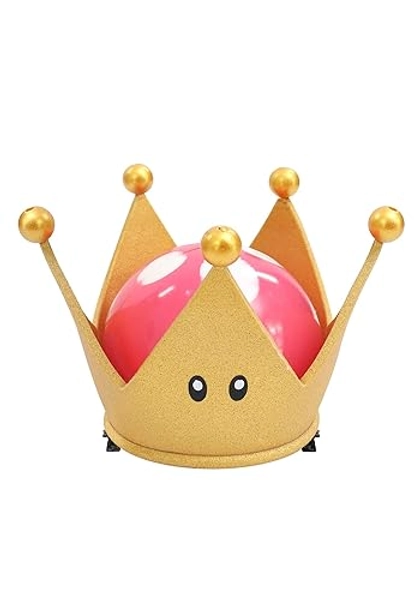 C-ZOFEK Bowsette Crown Gold Plastic Halloween Cosplay for Women