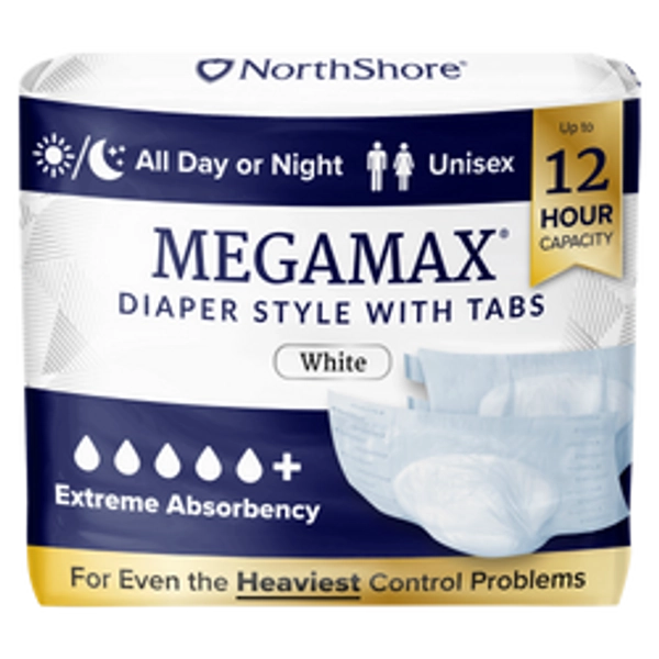 NorthShore MegaMax 12-Hour Overnight Diaper Style Briefs