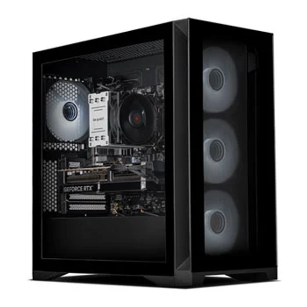 Gaming PC with NVIDIA RTX 5070 Ti and AMD Ryzen 7 8700F