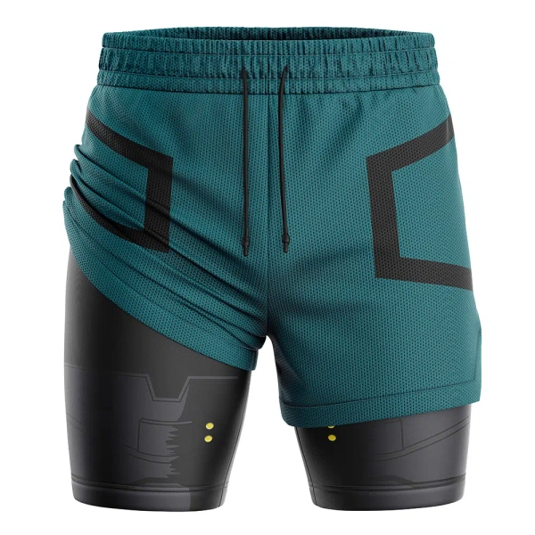 Deku My Hero Academia 2-in-1 Performance Shorts