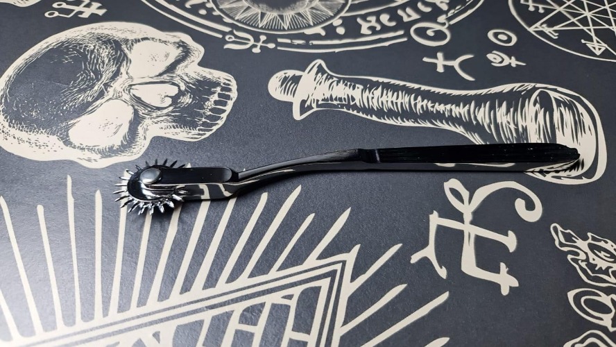 BDSM Wartenberg wheel stainless steel, sensation medical pain play