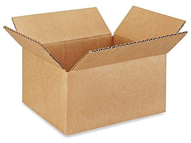 Perfect Stix Shipping Boxes Mailers 8x6x4 inches Cardboard Small Packing Kraft Moving Mailing Box, (Pack of 10) Sturdy Cardboard