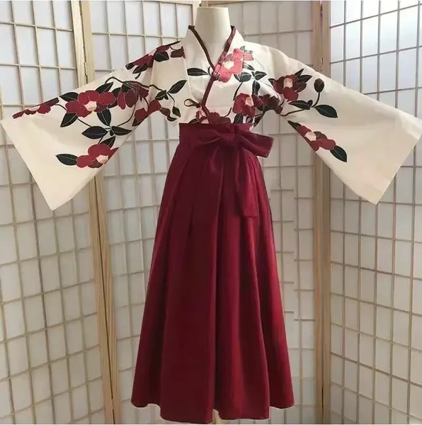 Flower Red Kimono