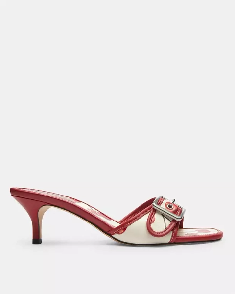Chalk Multi Margot Sandal With Cherry Print