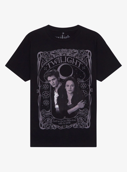 The Twilight Saga Edward & Bell Tarot Boyfriend Fit Girls T-Shirt