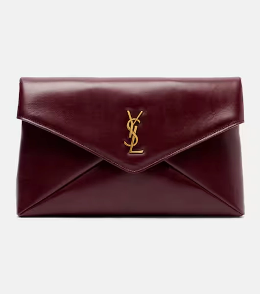 Clutch Cassandre aus Leder