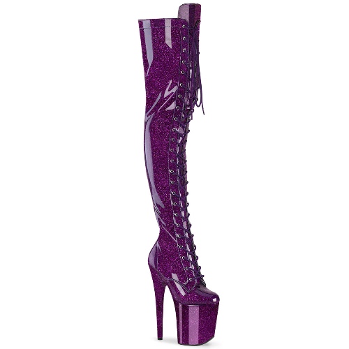 Pleaser Flamingo 3020 Purple Glitter