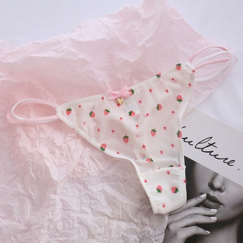 Cute Girls Thongs | little strawberry