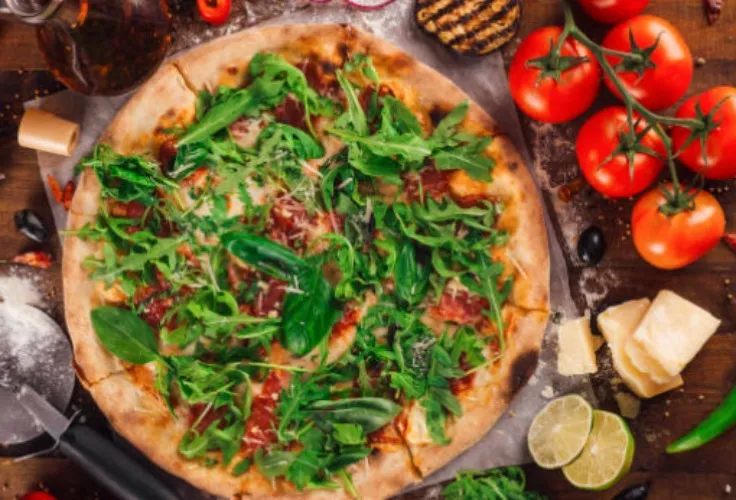 Perfect pizza and drink