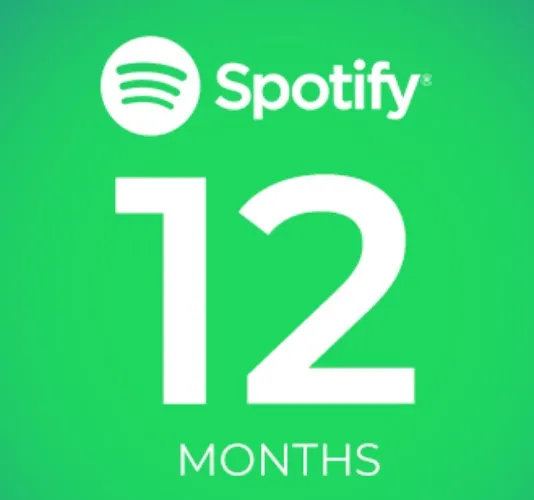 Spotify Premium 12 Month Subscription