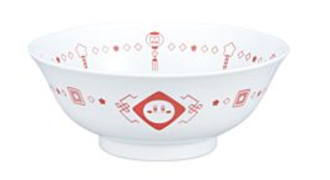 Ichiban Kuji Kirby Pupupu Ramen Kuji Game INDIVIDUAL PRIZES Ramen Rice Bowl Red
